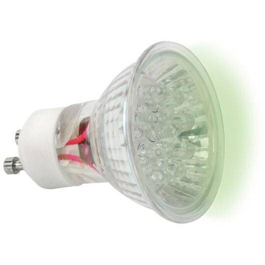 LED žiarovka GU10 1,3 W zelená