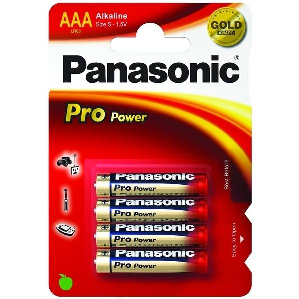 Alkalická batéria Panasonic Pro Power LR03 (AAA) 1,5 V