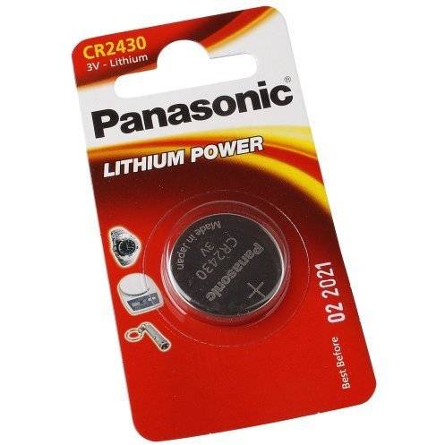 Lítiová batéria Panasonic CR2430 3V blister