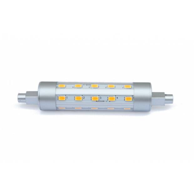 LED žiarovka R7S 118mm 6.5W náhrada 60W teplé biele svetlo