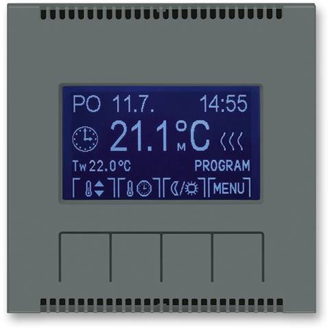 ABB 3292M-A10301 61 Univerzálny programovateľný termostat Neo Graphite