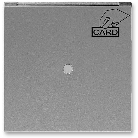 ABB 3559M-A00700 36 Kryt spínača kariet s priehľadným okienkom Neo Tech steel