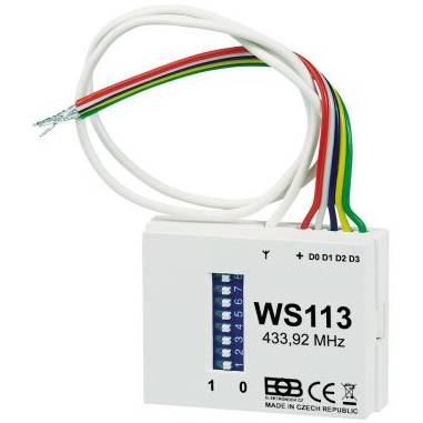Vysielač pre bezdrôtové zvončeky pod vypínač WS113 Elektrobock