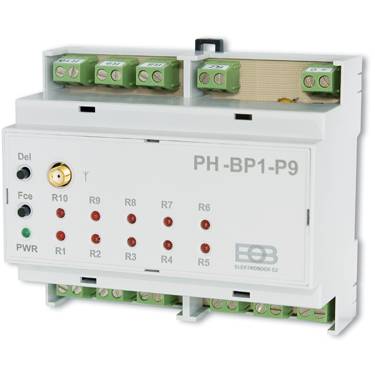 Bezdrôtový 9-kanálový prijímač PH-BP1-P9 Elektrobock