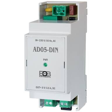 Napájací zdroj pre DIN lištu AD05-DIN Elektrobock