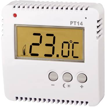 Izbový termostat s týždenným programom PT14 Elektrobock