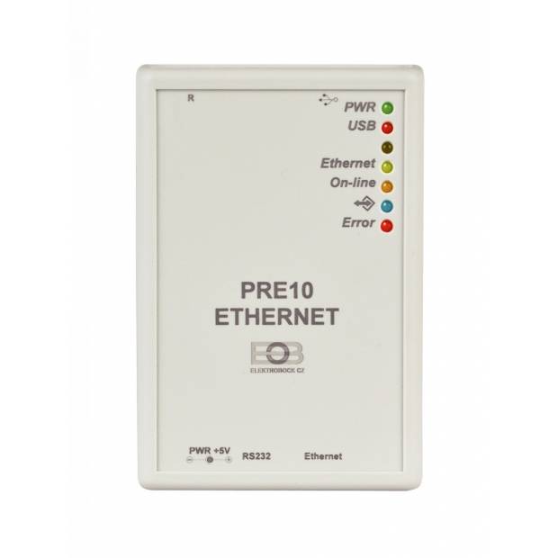 ETHERNET-RS232 PRE10-ETH Elektrobock prevodník