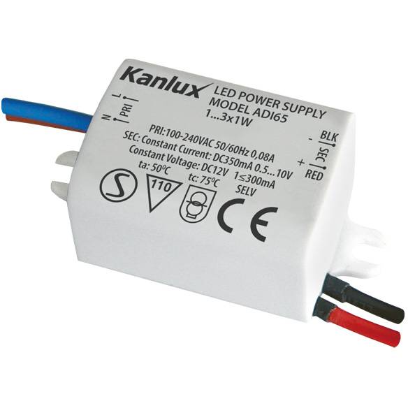 Kanlux ADI 350 1-3W Elektronický transformátor na napájanie LED svietidiel 01440
