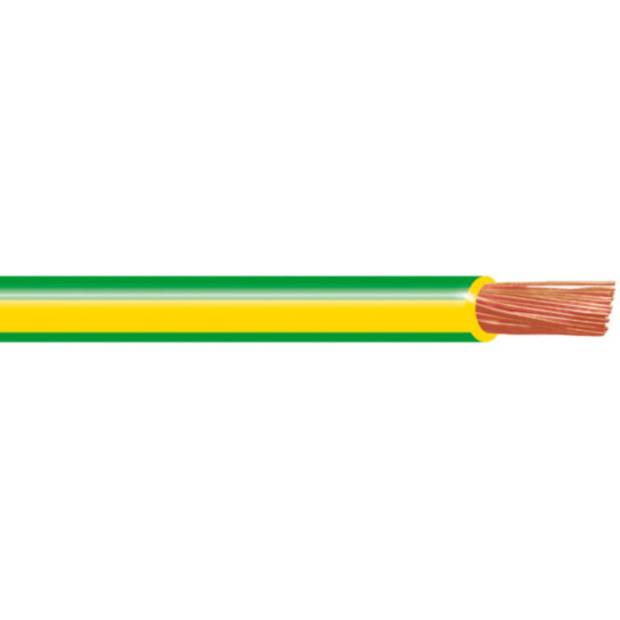 H07V-K 6 mm (CYA) žltozelený kábel