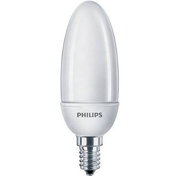 Philips Softone Candle 8W WW E14 220-240V kompaktní zářivka