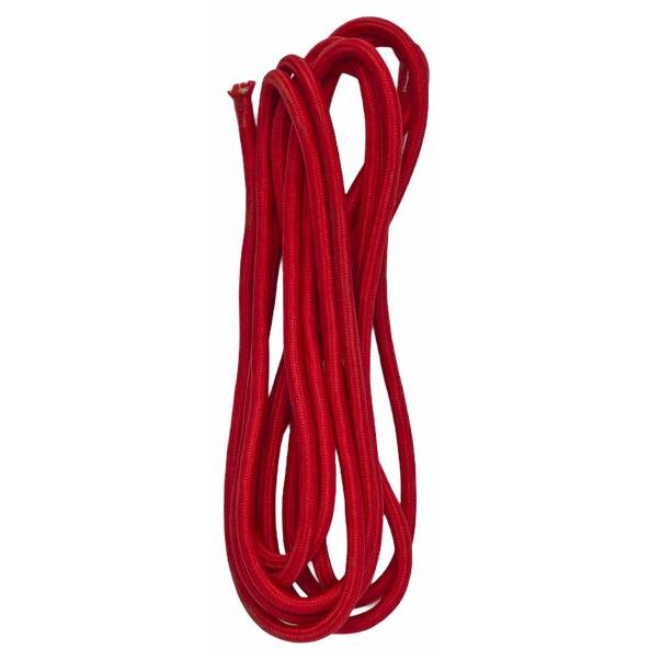 SLV RED R10253 FIT textilný kábel 3X0,75 4m červený 230V