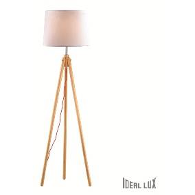 089805 Masívna stojaca lampa ideal lux york pt1 imitácia dreva