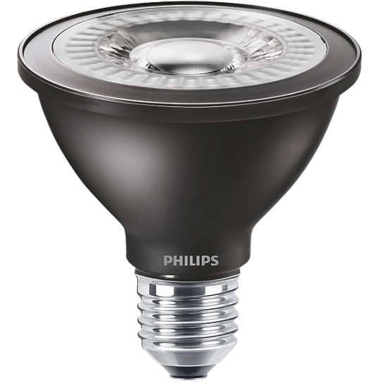 LED stmievateľné bodové svetlo 9.5W závit E27 náhrada za 90W žiarovku uhol vyžarovania 25° Philips LEDspot