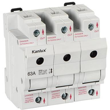 Kanlux KSF02-63-3P Držiak poistiek pre rozvádzač 23343