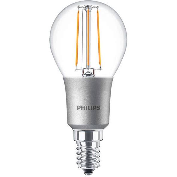 LED žiarovka E14 stmievateľná Philips 4,5W číra malá žiarovka 2700°K žiarovka EAN 8718696575598