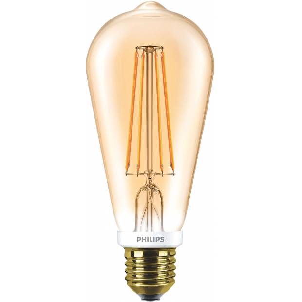 LED žiarovka E27 stmievateľná Philips 7W žiarovka v tvare hrušky 2500°K žiarovka EAN 8718696575710