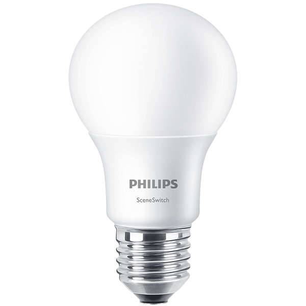 Žiarovka Philips E27 LED mení farbu svetla 2700°K a 4000°K