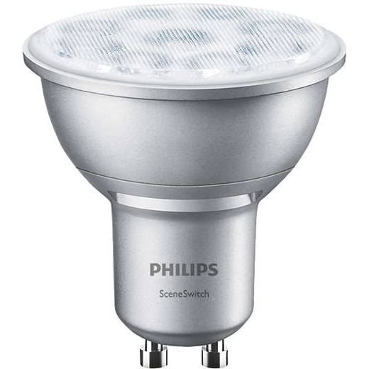 LED žiarovka GU10 stmievateľná Philips 4,5W spot 2700°K tricolor EAN 8718696598580