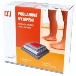 Kompletné sady vykurovacích káblov s programovateľným termostatom