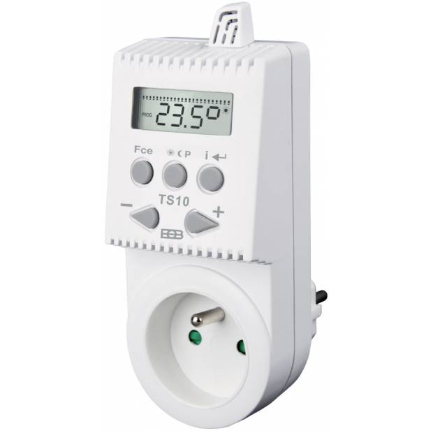 Programovateľná termostatická zásuvka TS10 Elektrobock