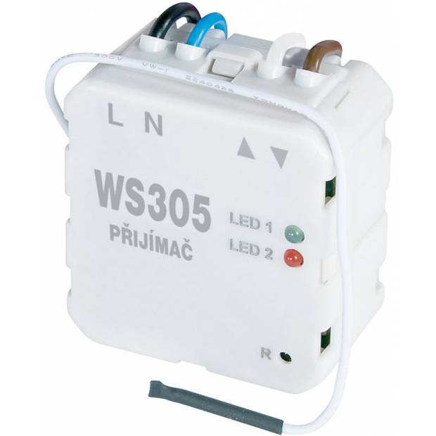 Ovládanie žalúzií WS305 bezdrôtový prijímač na diaľkové ovládanie