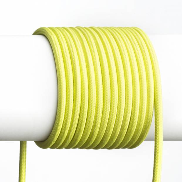 R12225 FIT textilní kabel 3X0,75 1bm limetková  SLV