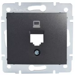 Kanlux DOMO Adaptér dátovej zásuvky 1xRJ45 - grafit 25923