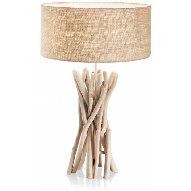 129570 Masívna stolová lampa ideal lux driftwood tl1