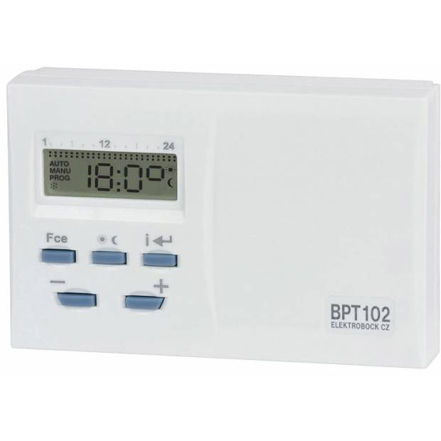 Priestorový bezdrôtový vysielač termostat BPT100 Elektrobock