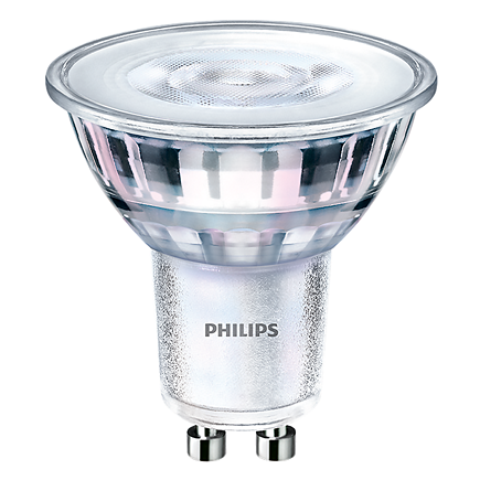 Stmievateľná LED žiarovka GU10 Philips uhol 36° životnosť 15 000 W výber a farba svetla
