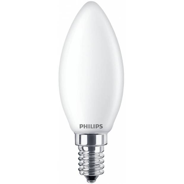 LED žiarovka sviečková matná E14 náhrada za žiarovku