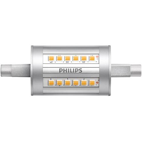 LED žiarovka R7S 78mm 7,5W náhrada 60W teplá biela