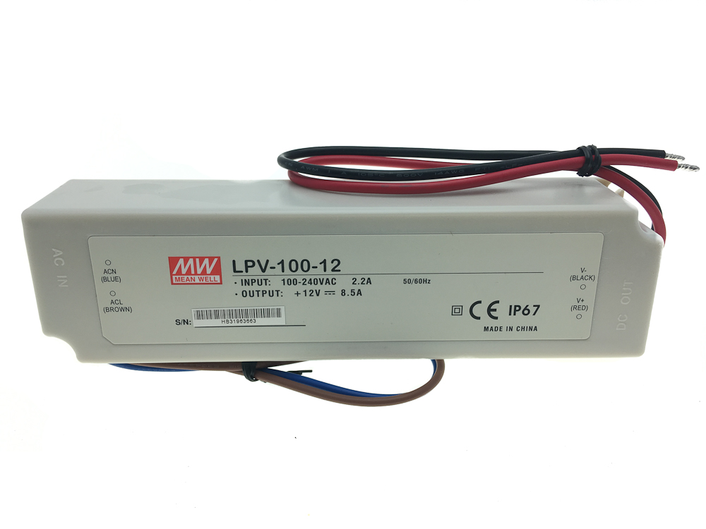 Trafo pre LED 12V DC max 100W IP67 