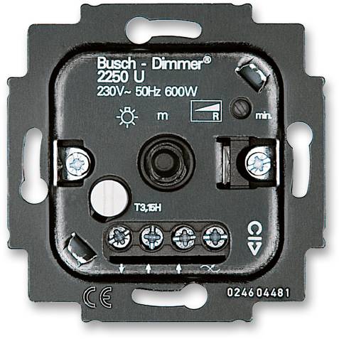 ABB 6515-0-0704 Stmievacie zariadenie pre tlačidlové spínanie a otočné ovládanie (typ 2250 U)