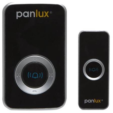 PN75000002 BELL DELUXE bezdrôtový, čierno-strieborný Panlux