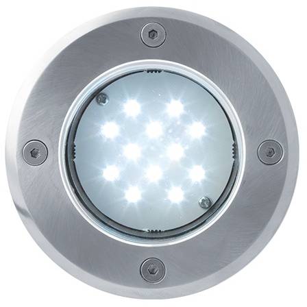 Panlux RO-C03/S ROAD 12LED studená biela strieborná zemné LED svietidlo