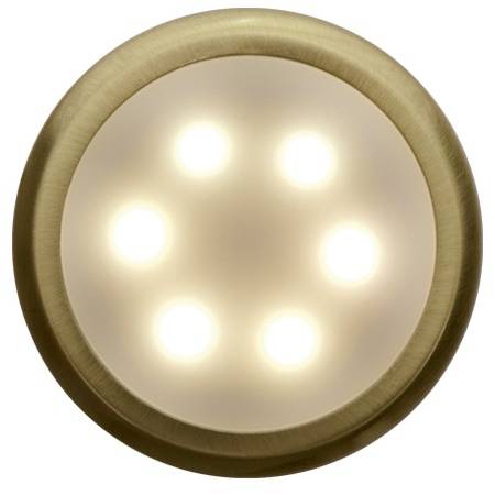 D3/ZBT DEKORA 3 dekoratívne LED svietidlo, zlaté - teplá biela Panlux