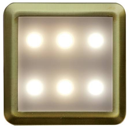 D4/ZBT DEKORA 4 dekoratívne LED svietidlo, zlaté - teplá biela Panlux