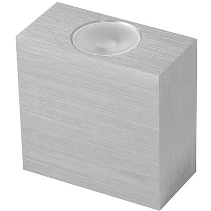 V2/NBS VARIO DOUBLE dekoratívne svietidlo 2LED, strieborná (hliník) - studená biela Panlux
