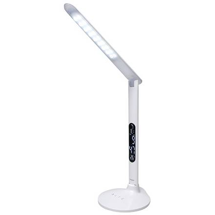 Dizajnová multifunkčná stolová LED lampa TESSA s displejom Panlux