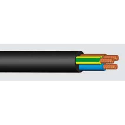 H05VV-F 3Gx2,5 mm CYSY čierny kábel