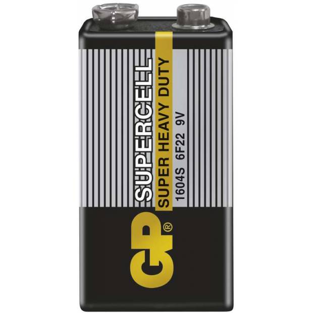 GP B1150 batéria Supercell 6F22 (9V), 1 kus vo fólii