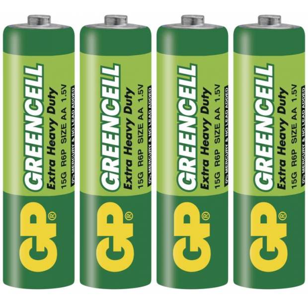 GP B1221 Greencell R6 batérie (AA, tužkové), 4 ks v blistri