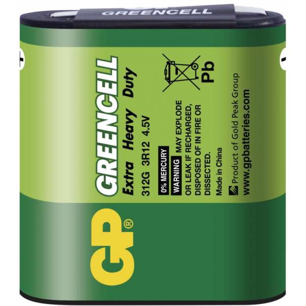 GP B1260 batéria Greencell 3R12 (4,5V), 1 kus vo fólii