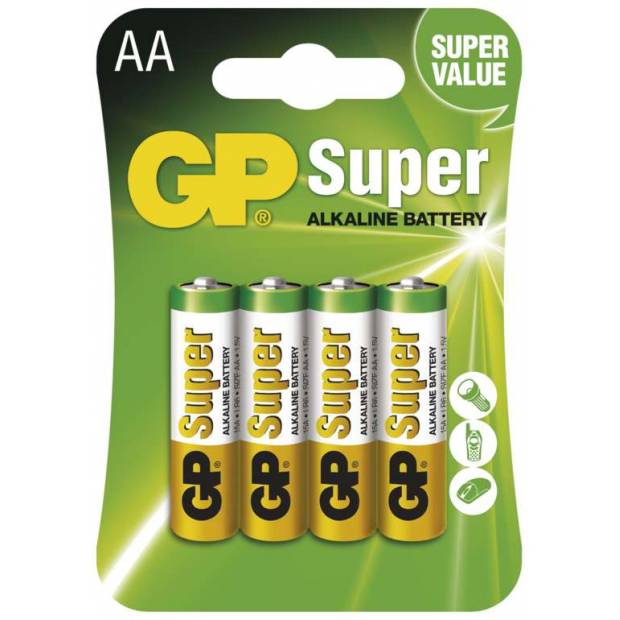 Alkalická batéria GP B1321 Super LR6 AA