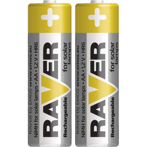 B7426 RAVER HR6 nabíjateľná batéria (AA), blister Raver