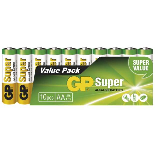 Alkalická batéria GP B1320G Super LR6 AA