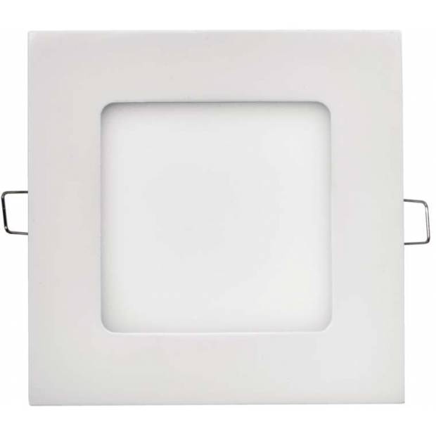 ZD2121 LED panel 120×120, štvorcový zapustený biely, 6W teplá biela EMOS Lighting