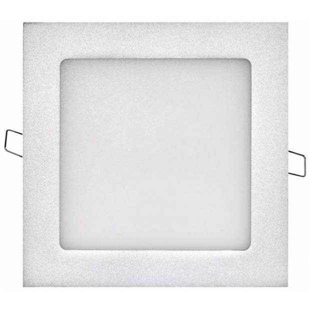ZD2232 LED panel 170×170, štvorcový zapustený strieborný, 12W neut. b. EMOS Lighting