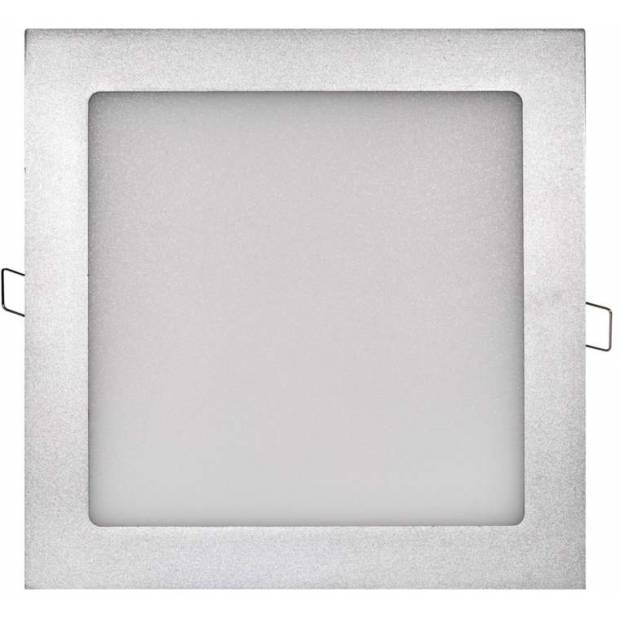 ZD2242 LED panel 225×225, štvorcový zapustený strieborný, 18W neut. b. EMOS Lighting